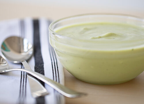 Yogur con el té Matcha